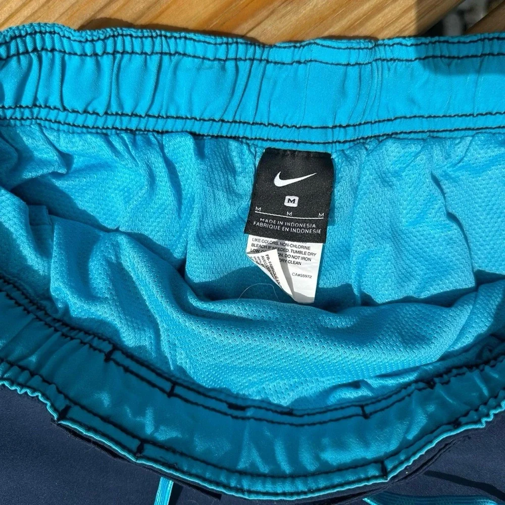 Nike Black and Blue Dry Fit swim shorts size medium - Picture 2 of 5